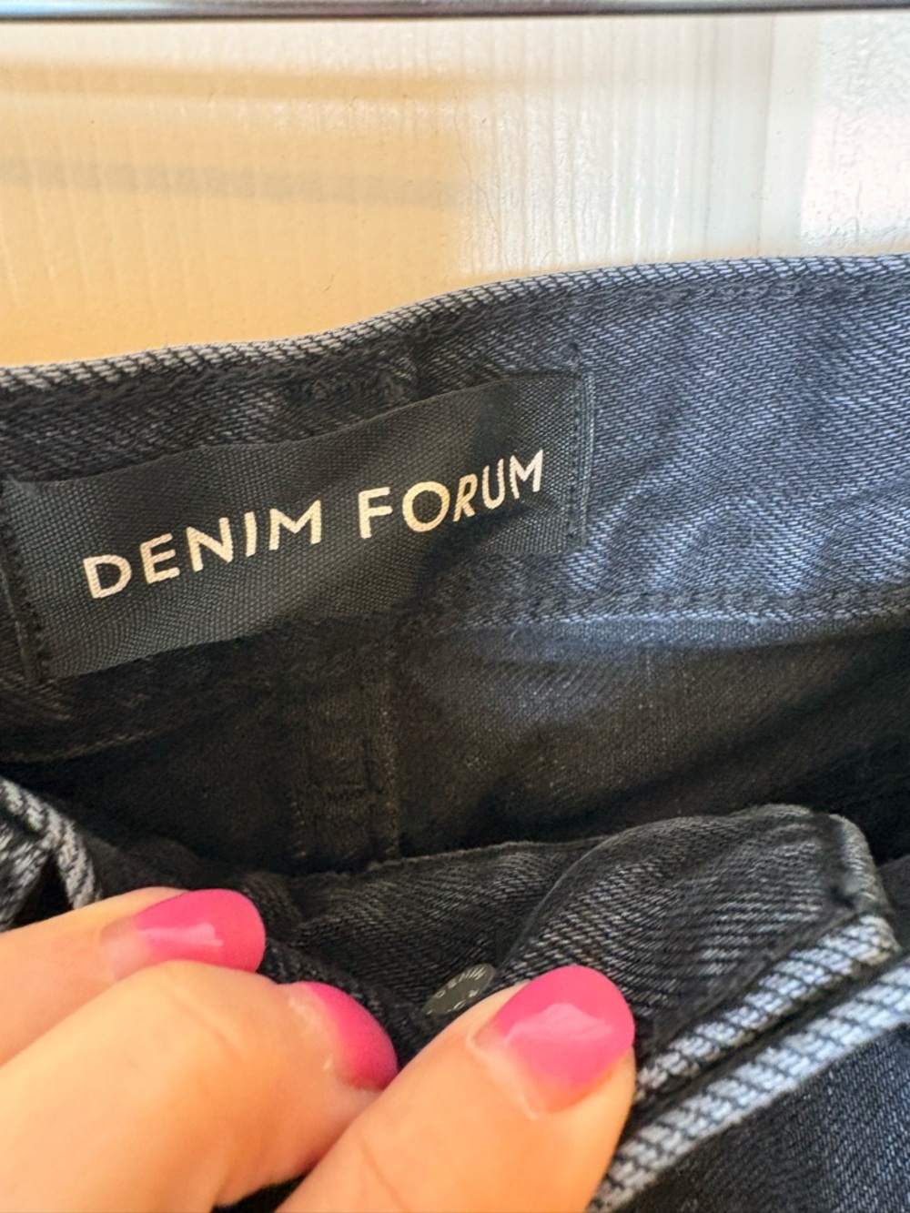 Aritzia Denim Forum Black THE JANE 70s Super High Bootcut Premium Denim 30L - Picture 4 of 7